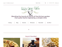 Tablet Screenshot of lizzylanefarm.com